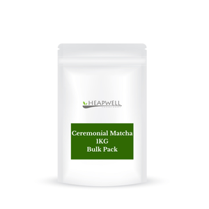 Ceremonial Matcha Green Tea Bulk Pack 1KG - Premium Grade, Perfect for Cafes & Bakeries - Heapwell Matcha