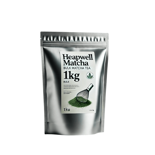 Ceremonial Matcha Green Tea Powder Bulk Pack 1KG - Premium Grade, Perfect for Cafes & Bakeries - Heapwell Matcha