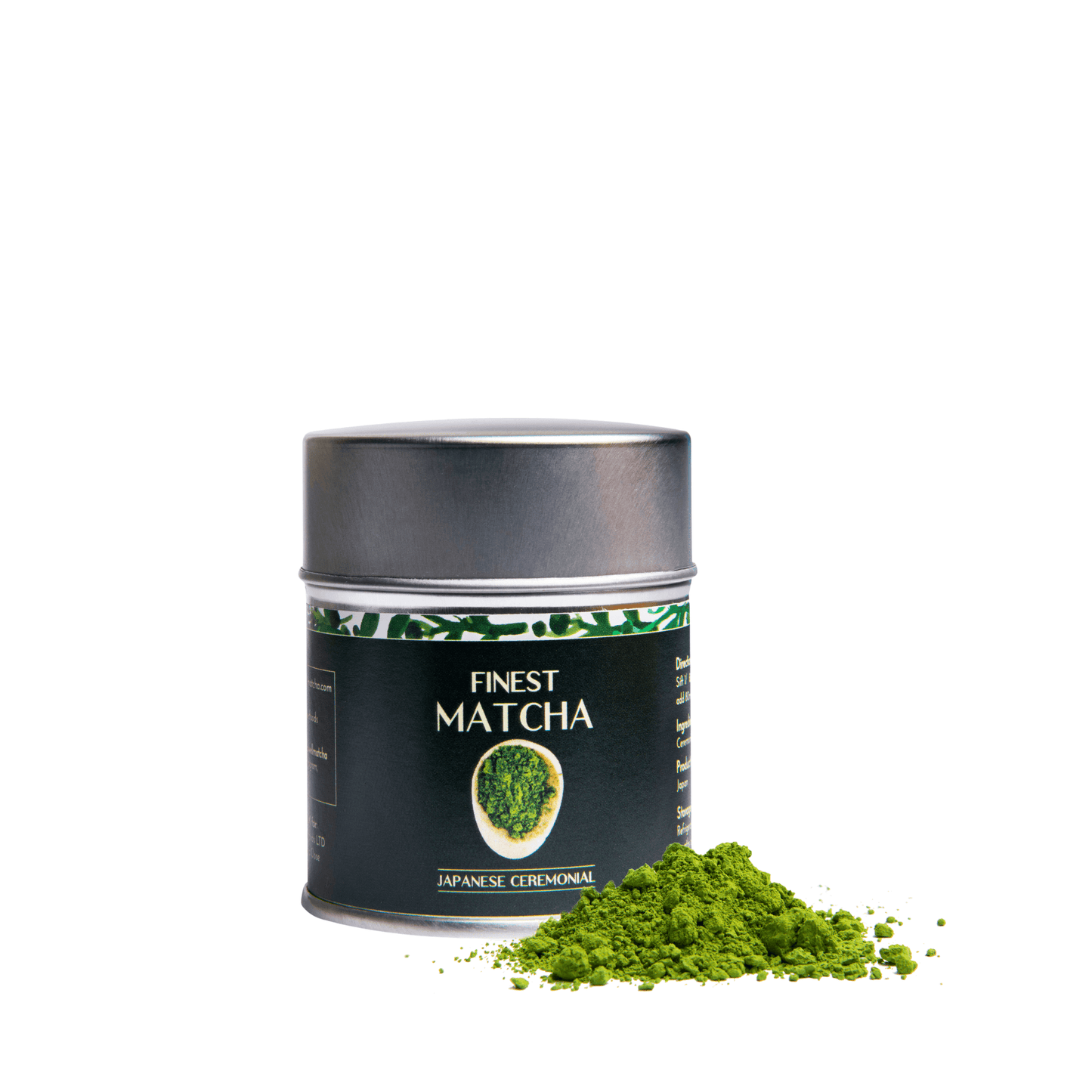 Finest Ceremonial Grade Matcha Powder 30g Tin - Great Taste Award Winner 2023