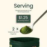 AA Ceremonial Grade Matcha 250g (9oz) Barista Bulk Pack