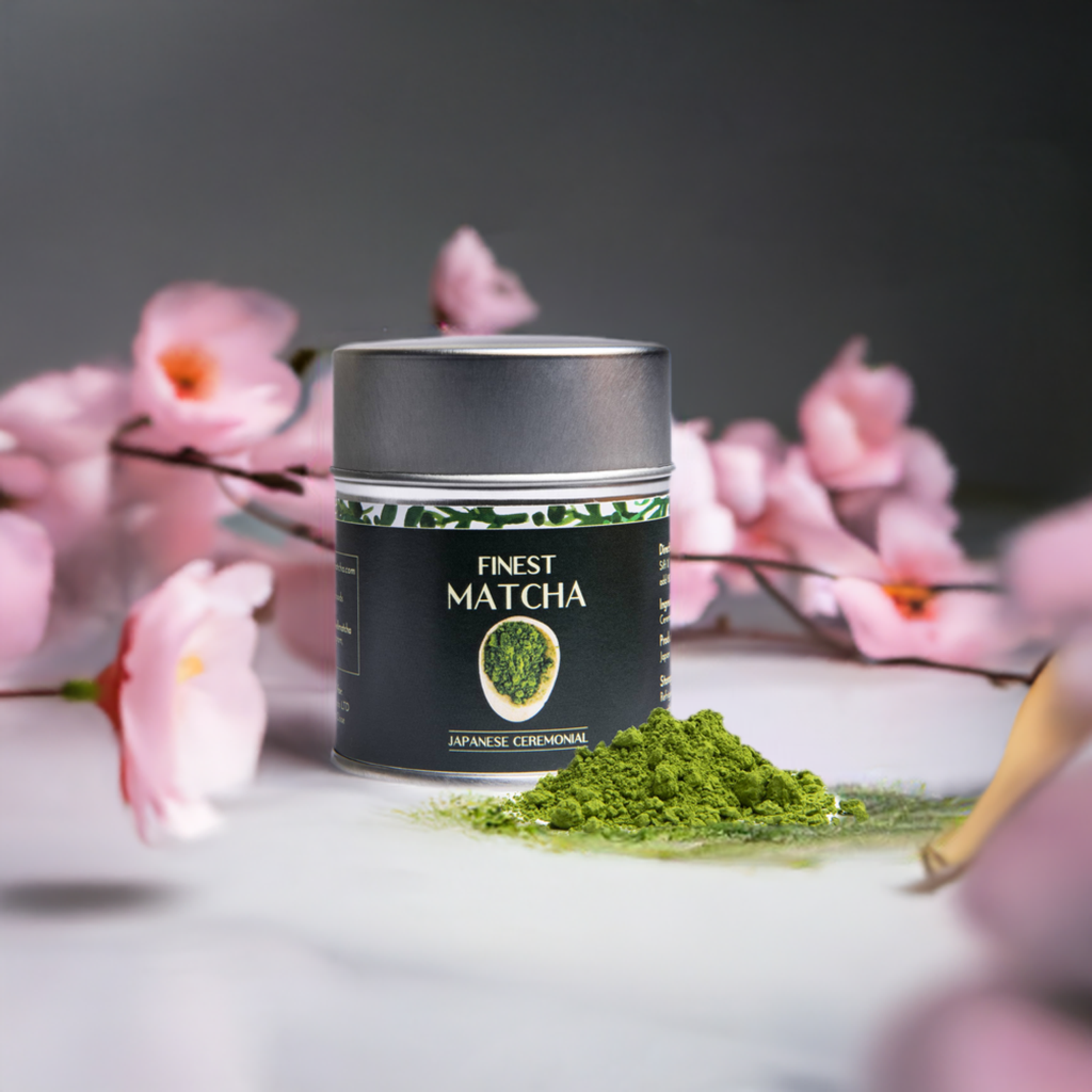 Finest Organic Ceremonial Matcha Kit - Heapwell Matcha Modern Ceremony Set with Rechargeable Electric Whisk and Measuring Spoon